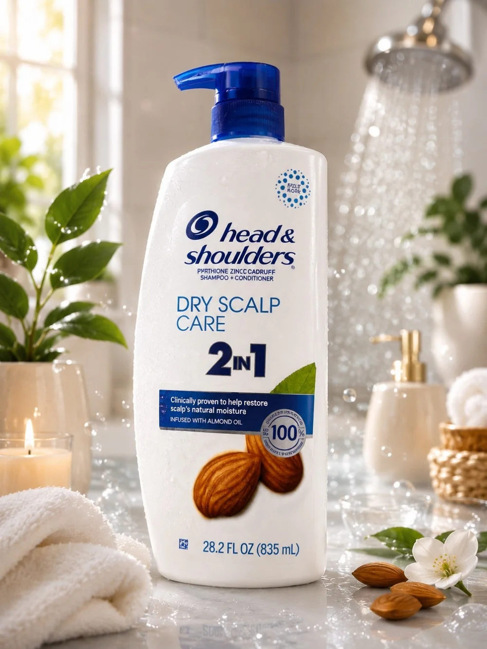 Dry Scalp Care 2-in-1 Shampoo + Conditioner - White/Blue - Picture 2 of 2